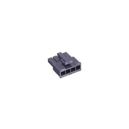 Molex MiniFit Jr Rec Hsg SR V-0 4Ckt Black 46999-0503